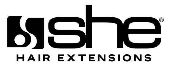 She Hair Extensions' logo